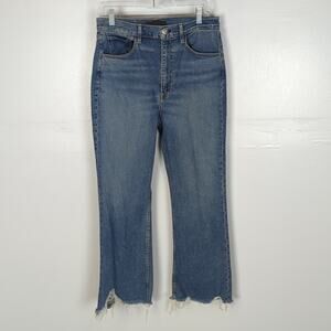 3x1 Cropped Wide Leg Jean